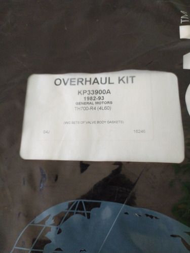 Imagen 2 de 4 de Kit De Sellos De Caja Automática Th700- R4 Chevrolet