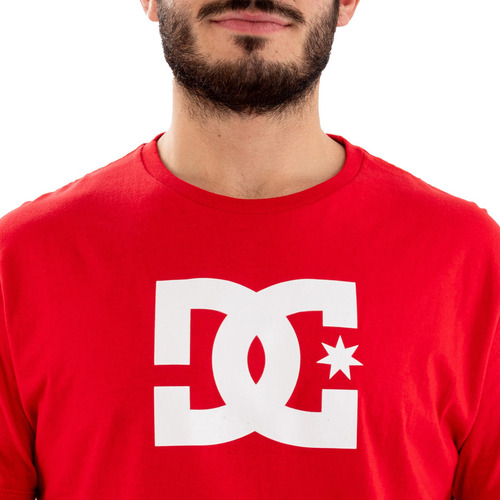 Imagen 2 de 2 de Remera Mc Dc Star (roj) Dc