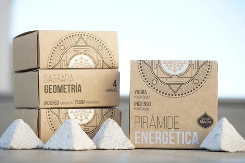 Sahumerio Pirámide Energética Sagrada Madre Yagra-incienso