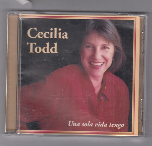 Cecilia Todd Una Sola Vida Tengo Cd Original Usado Qqd. Mz
