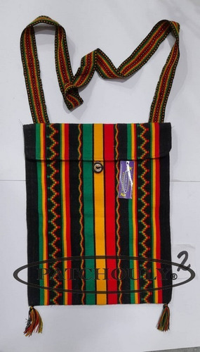 Imagen 2 de 2 de Morral Aguayo Bolso Bandolera Cartera Artesanal Jamaica