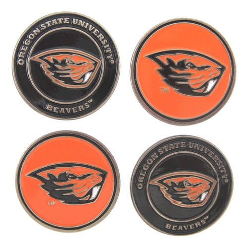 Oregon State Castor Osu Pelota Golf Marcador Doble Cara