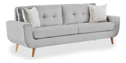 Sofa Mango 3 Cuerpos Plata