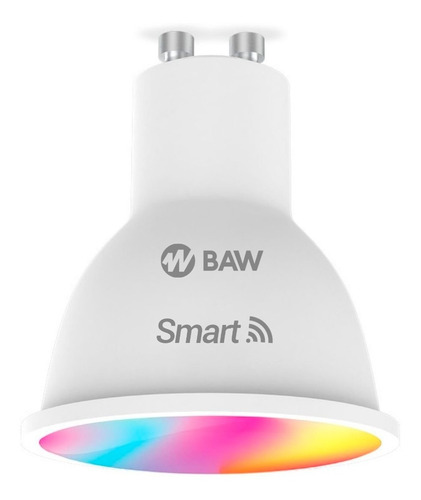 Lámpara Dicroica Led Smart Rgb 7w Baw App Celular Inteligent