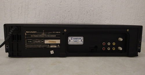 Video Cassete Sharp Vc1499b Hifi Stereo 7 Cabeças Bivolt (Usado)