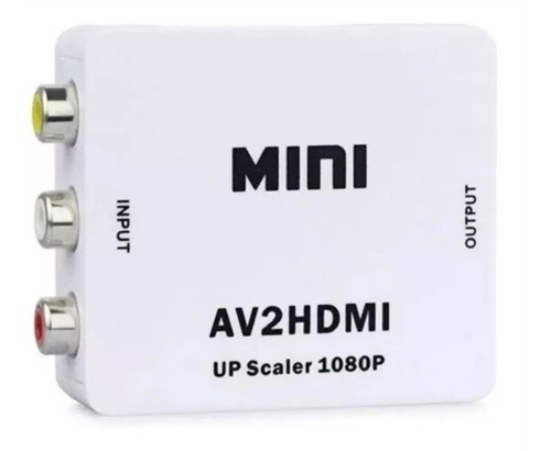 Adaptador Convertidor Av A Hdmi Av2hdmi Audio Video