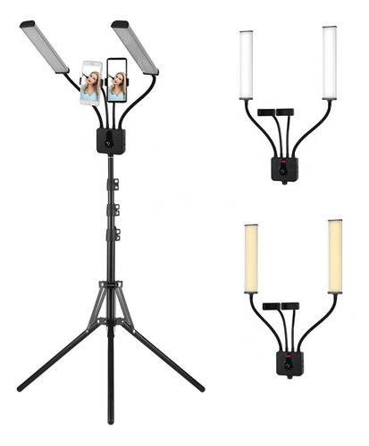 Lámpara Fotográfica Light Double Live Flexible Stand Portrai