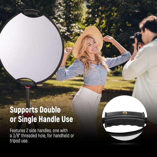 Reflector Neewer Rf-56ii 22/56 Cm Con Mango 5 En 1