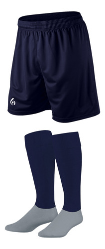 Kit X 14: Shorts + Medias Stripes Gol De Oro Pro Elite
