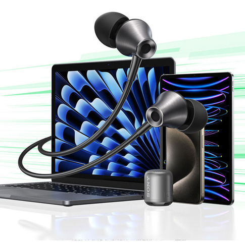 Audifono Ugreen Usb C Stereo Microfono Hifi Pc Pvc Color Negro