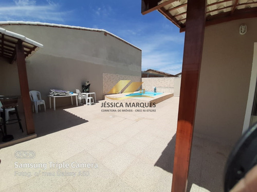 Imagem 3 de 14 de Casa 2 Quartos, Área Gourmet E Piscina Em Unamar | Jmc.05