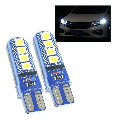 Led Pisca Efeito Flash Carro E Moto Super Branco Strobo T10