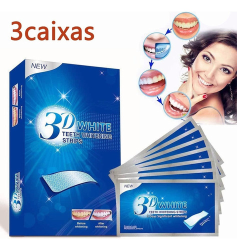 Tiras Blanqueadoras Dentales Oral-b 3d-white Tiras Blancas