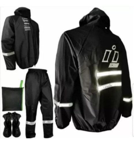 2 Impermeables Siliconados Tipo Sudadera Liviano Moto Y Bici