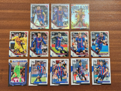 Tarjetas De Colección Panini Y Topps - Fc Barcelona