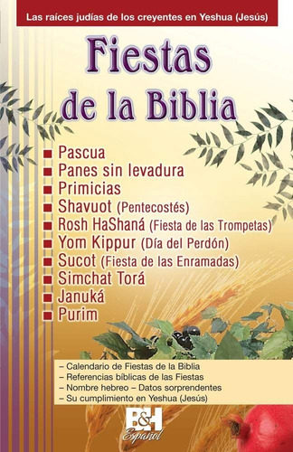 Folleto Fiestas De La Biblia Brodman & Holman