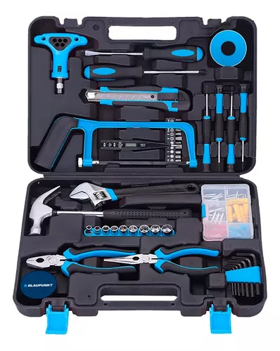 Set de Herramientas Manuales Blaupunkt PRO KIT 600 Multi Uso 140 Piezas con  Maletín