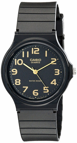 Casio Mq24 1b2 Standard Análogo 30 M Correa Caucho