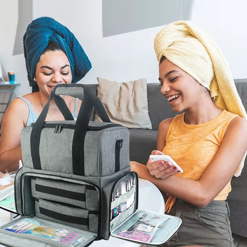 Caja De Almacenamiento De Esmalte De Uñas Bolsa De Cosmético