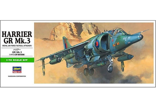 Modelo Para Armar Maqueta 1/72 Harrier Gr Mk.3 Británico