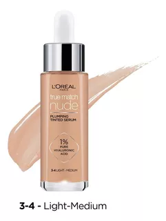 L'Oréal Paris Accord Parfait Sérum Sérum True Match Nude Con Color 30 Ml Tono 4-5 Medium