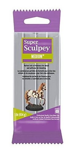 De Super Sculpey Ssmed1 1 Lb Medium Blend, (454 G), Multicol