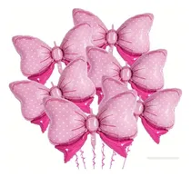 Comprar Pack 10 Globos De Lazo Rosa Decoración Cumpleaños Fiestas