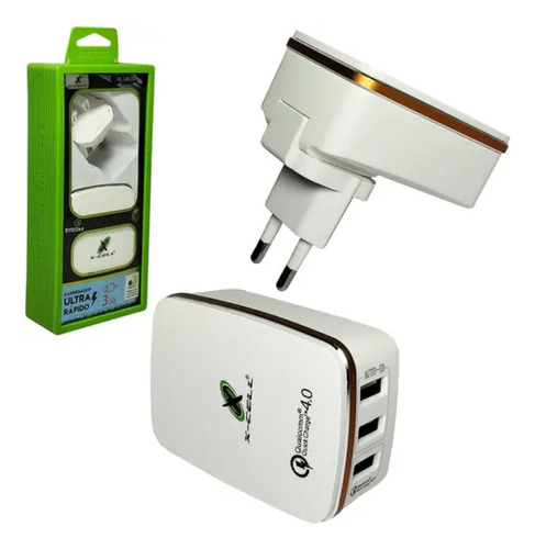 X-Cell XC-UR21 Super Carregador Celular 5.1a + 3 Usb 27w - Samsung Galaxy
