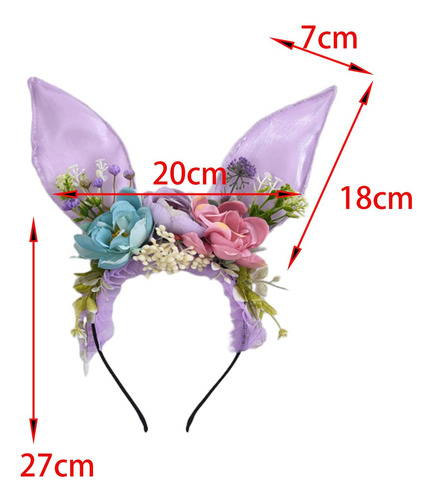 Diadema Con Orejas De Conejo, Tocado Para Fiesta,