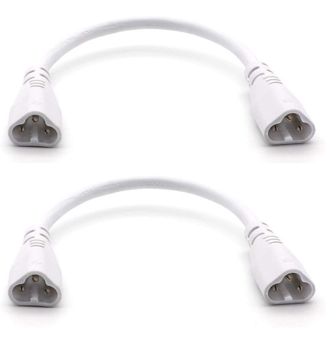 T5 T8 - Cable Conector De Tubo Led De 8.5 Pulgadas Doble Mac