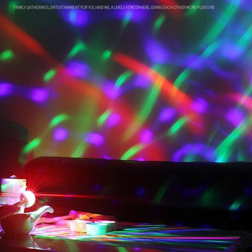 Imagen 7 de 9 de Bombillo Rgb Decorativo Reflector De Luces De Colores Usb