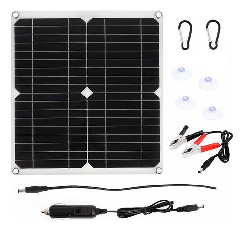 Cargador Solar De Batería De Coche Para Exteriores Usb Monoc