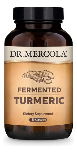 Cúrcuma Fermentada Orgánica Dr. Mercola 180 Cápsulas