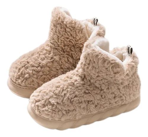 Botines De Forro Polar, Botas Pantuflas Para Mujer