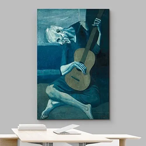 Wall26 - El Viejo Guitarrista De Pablo Picasso - Canvas Art