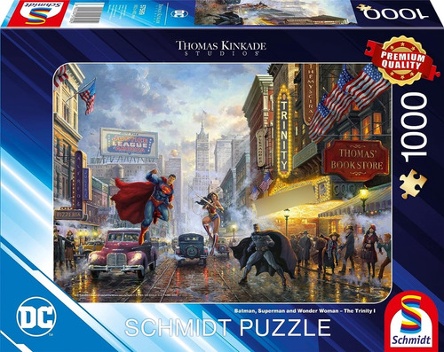 Rompecabezas Puzzle Schmidt Batman Superman Dc Comics 1000 P