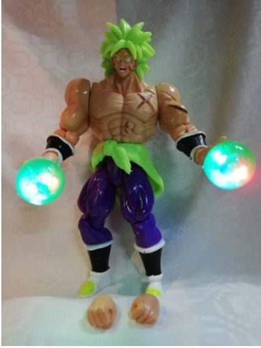 Muñeco Goku Broly Dragón Ball Con Luz 