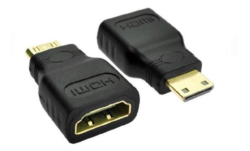 Adaptador Hdmi Hembra A Mini Hdmi Macho 1080p Hd Notebook 