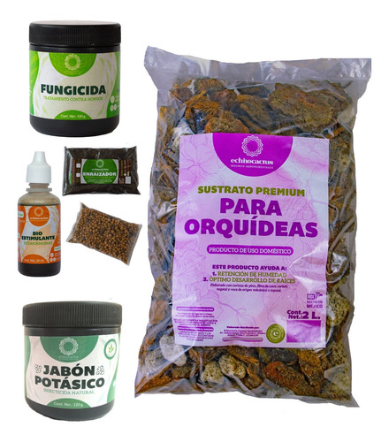 Sustrato Orquídea 2litros + Extras