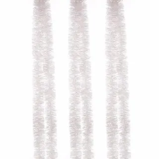 Kit 12 Festão C/2m Cada Natal Branco 11cm Nte10313