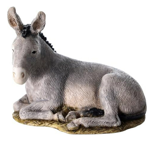 Figurita De Pesebre - Burro Landi, 11cm