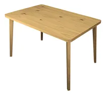 Comprar Mesa Comedor Cocina Madera Maciza Patas Inclinadas 120x80