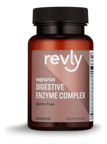 Enzimas Digestivas Complex, 90caps, Revly,