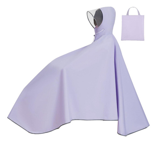 Poncho De Lluvia Para Bicicleta, Impermeable Con Capucha Par