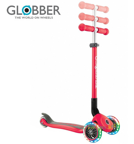 Imagen 4 de 10 de Globber Primo Lights Monopatin De 3 Ruedas Con Luces