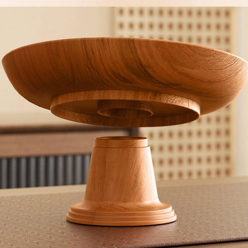 Pedestal Decorativo Tazón De Pan Bocadillos Soporte De