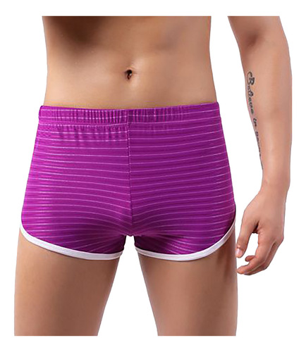D Ropa Interior Para Hombre De Cintura Baja, A La Moda, Colo
