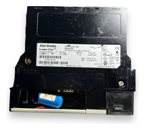 Procesador Allen Bradley 1756-l63 Error De Bateria (Usado)