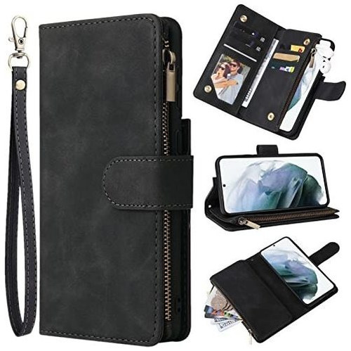 Zzxxgalaxy S22 Case Wallet Con Tarjeta H1lqr