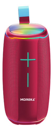 Altavoz Bluetooth Portátil Bt5.3 Altavoz Inalámbrico De 20w Diafragmas De Graves Con Múltiples Modos Dinámicos De Led Ipx6 Resistente Al Agua 12h De Reproducción Compatible Con Modo Fm Color Rosa